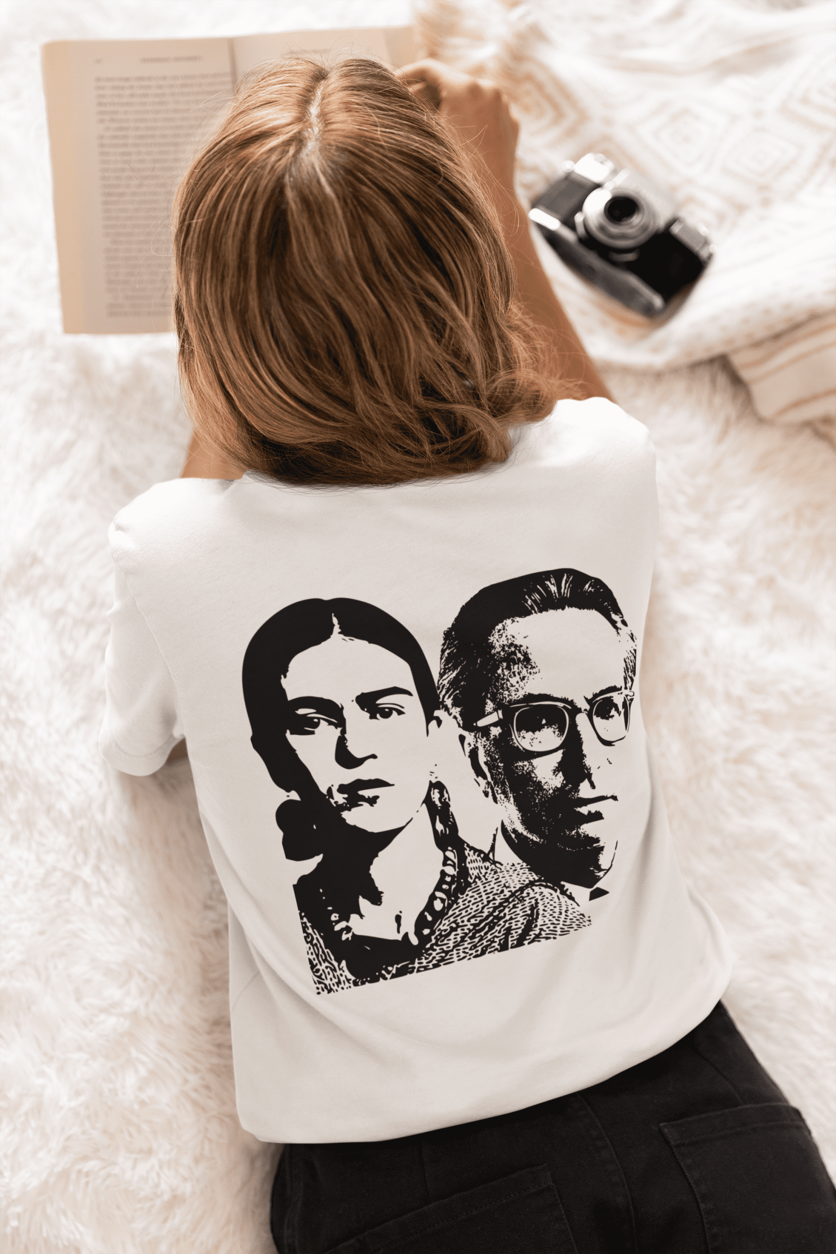 Frida Kaohl Viktor Frankl I transform pain into purpose back-view-tee